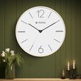Titan Metallic Wall Clock White Dial with Rose Gold Sleek frame and Silent Sweep Technology - 40.0 cm x 40.0 cm (Large) - image number 0