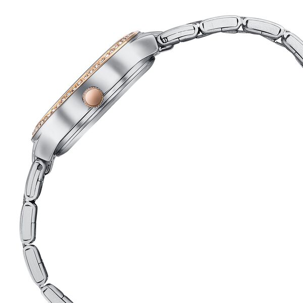 Sonata Poze Quartz Analog Rose Gold Dial Two Toned Colour Stainless Steel Strap Watch For Women - image number 5