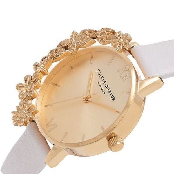 Olivia Burton Quartz Analog Golden Dial Watch for Women - image number 1