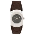Fastrack Quartz Analog Grey Dial Leather Strap Watch for Girls