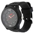 SF Quartz Analog Black Dial Plastic Strap Watch for Men - image number 1
