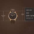 Titan Neo Basics Analog with Brown Dial Brown Leather Strap Watch for Men - image number 3
