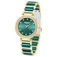 Kenneth Cole Quartz Analog Green Dial Golden Colour Ceramic Strap Watch For Women - image number 1