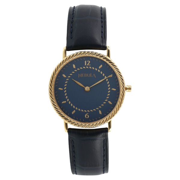 Titan Nebula Quartz Analog 18 Karat Solid Gold Watch for Men - image number 0