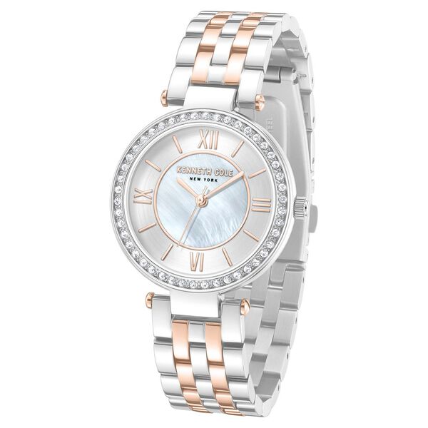 Kenneth Cole Quartz Analog Silver Dial Stainless Steel Strap Watch For Women - image number 1