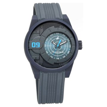 Fastrack Trendies Quartz Analog Black Dial Silicone Strap Watch for Guys