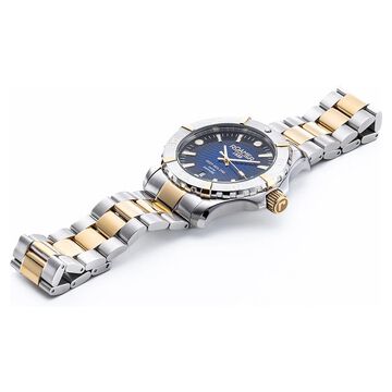 Roamer Deep Sea 200 Quartz Analog with Date Blue Dial Two Toned Stainless Steel Strap Watch For Men