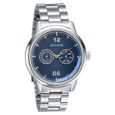 Sonata Quartz Analog Blue Dial Metal Strap Watch for Men