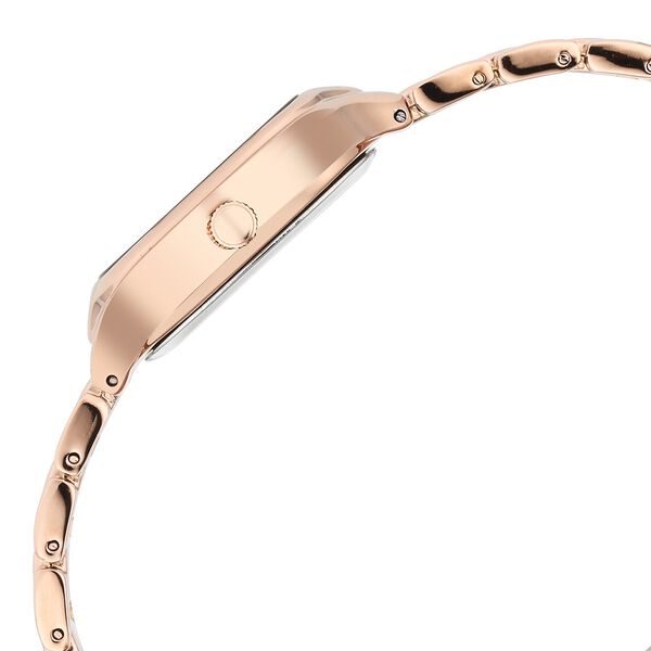 Fastrack Vyb Minimalist Quartz Analog Rose Gold Dial Metal Strap Watch For Girls - image number 4