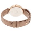 Titan Quartz Multifunction Rose Gold Dial Leather Strap Watch for Women - image number 4