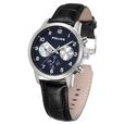 Police Quartz Multifunction Blue Dial Leather Strap Watch for Men - image number 2