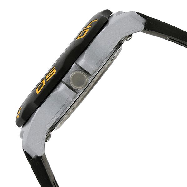 SF Quartz Analog Black Dial Plastic Strap Watch for Men - image number 2