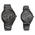 Titan Bandhan Green Dial Analog with Date Leather Strap watch for Couple