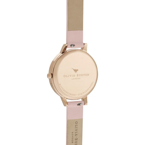 Olivia Burton Quartz Analog White Dial Leather Strap Watch for Women - image number 2