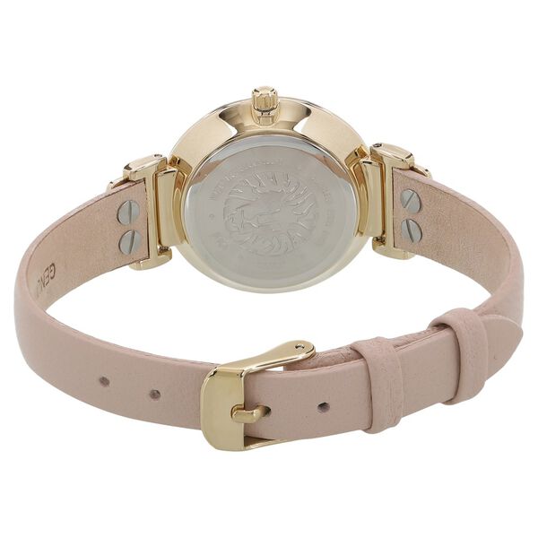 Anne Klein Quartz Analog Beige Dial Leather Strap Watch for Women - image number 3