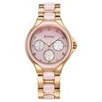 Titan Glamour Quartz Multifunction Mother Of Pearl Dial Pink Ceramic & Steel Strap Watch For Women - image number 0