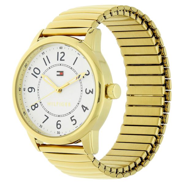 Tommy Hilfiger Quartz Analog White Dial Metal Strap Watch for Women - image number 1