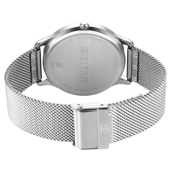 Titan Karishma Quartz Analog Silver Dial Stainless Steel Strap Watch for Men - image number 4