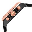 Police Quartz Chronograph Black Dial Leather Strap Watch for Men - image number 2