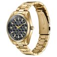 Sonata Poze Quartz Analog Two Toned Dial Golden Colour Stainless Steel Strap Watch For Men - image number 4