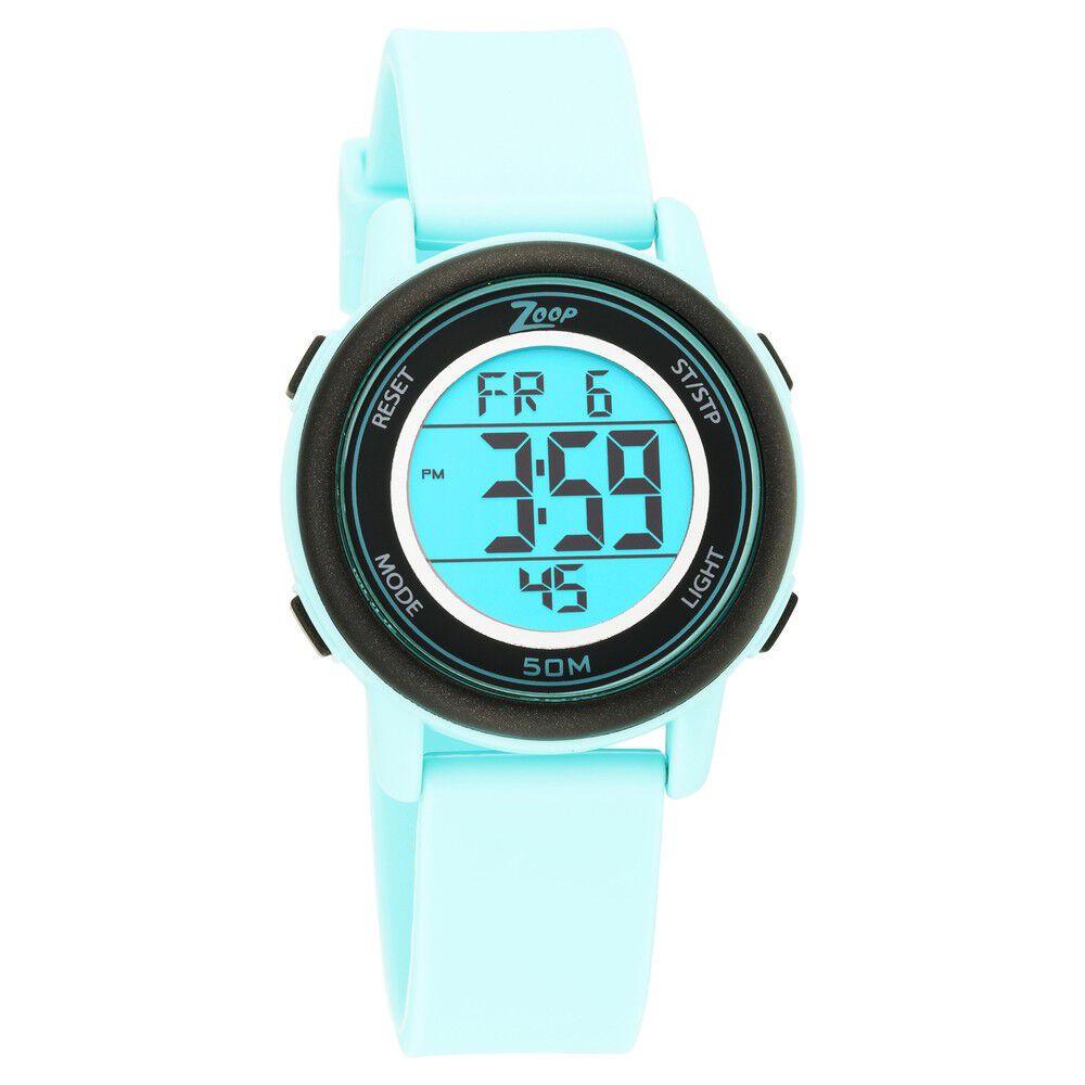 Buy Online Zoop By Titan Digital Dial Silicone Strap Watch for