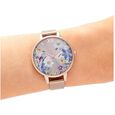 Olivia Burton Quartz Analog Pink Dial Stainless Steel Strap Watch for Women - image number 3