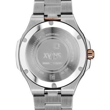 Xylys Integra Swiss Analog Stainless Steel Black Dial Watch for Men