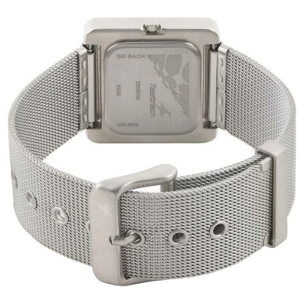 Fastrack Quartz Analog Blue Dial Stainless Steel Strap Watch for Girls - image number 2