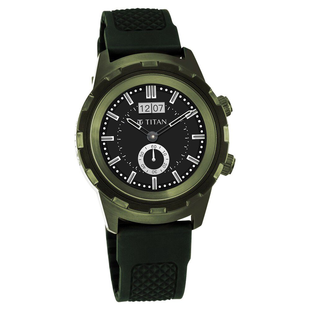 Titan connected top white dial smartwatch