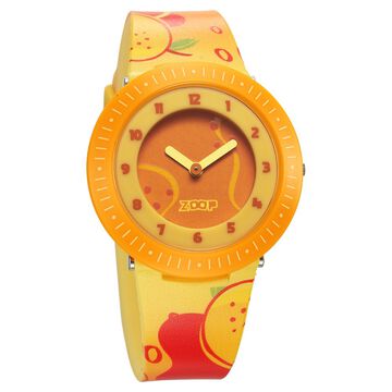 Zoop Analog Watch with Yellow Dial & Yellow Strap for Girls Kids, from House of Titan