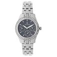 Titan Quartz Analog Grey Dial Stainless Steel Strap Watch for Women