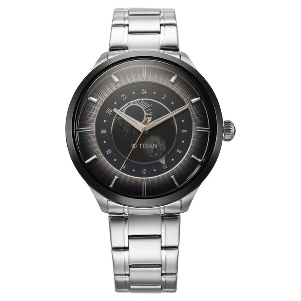 Titan Luna Sun Moon Phase in Frost Grey - Stellar Edition - image number 0