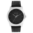 Sonata Quartz Analog with Date Anthracite Dial Stainless Steel Strap Watch for Men