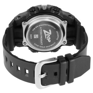 Zoop Analog Digital Watch with Black Dial & Black Strap for Boys Kids, from House of Titan