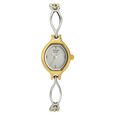Titan Quartz Analog Silver Dial Metal Strap Watch for Women - image number 0