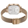 Sonata Modern Edit Quartz Analog Pink Dial Rose Gold Stainless Steel Strap Watch For Women - image number 4