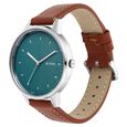 Titan Women's Precision Simplicity Watch: Grey Gradient Dial with Leather Strap - image number 2
