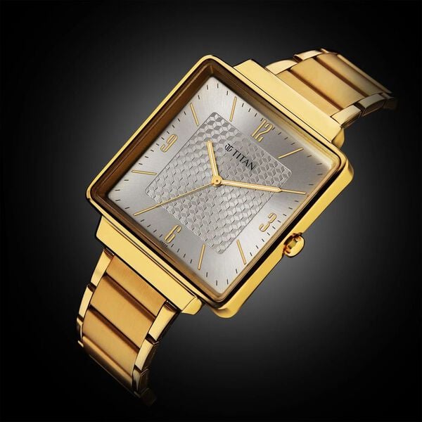 Titan Karishma Silver Dial Watch for Men - image number 2