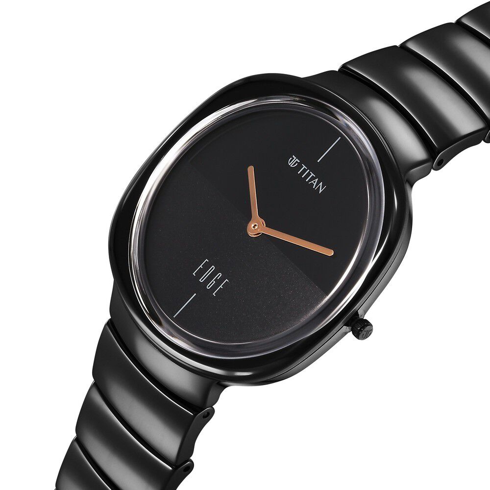Buy Online Titan Edge Squircle Quartz in Rich Black with Glossy