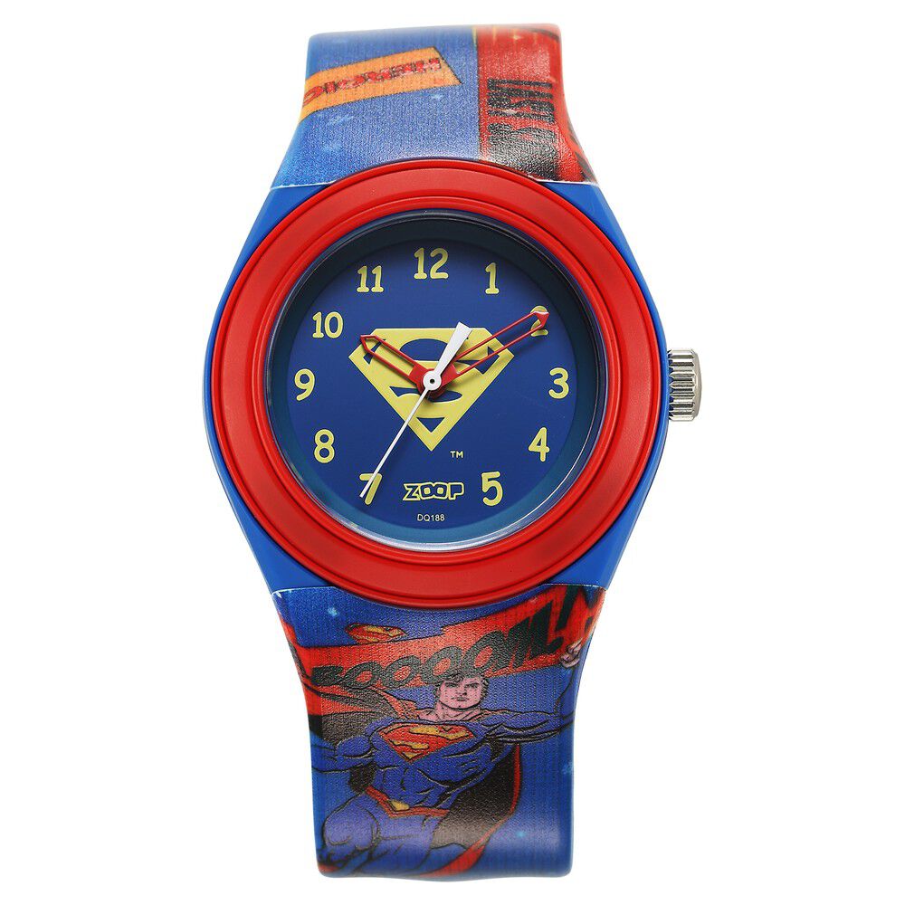 Buy Online Zoop Justice League Superman Analog Watch with Blue