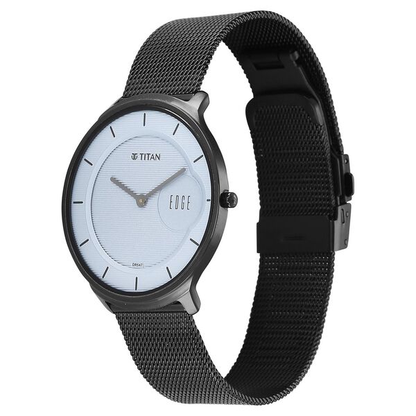 Titan Edge Murals Quartz Analog Grey Dial Stainless Steel Strap Watch For Men - image number 3