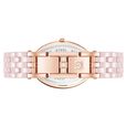 Anne Klein Quartz Analog Pink Dial Pink & Rose Gold Ceramic Strap Oval Shaped Watch For Women - image number 2