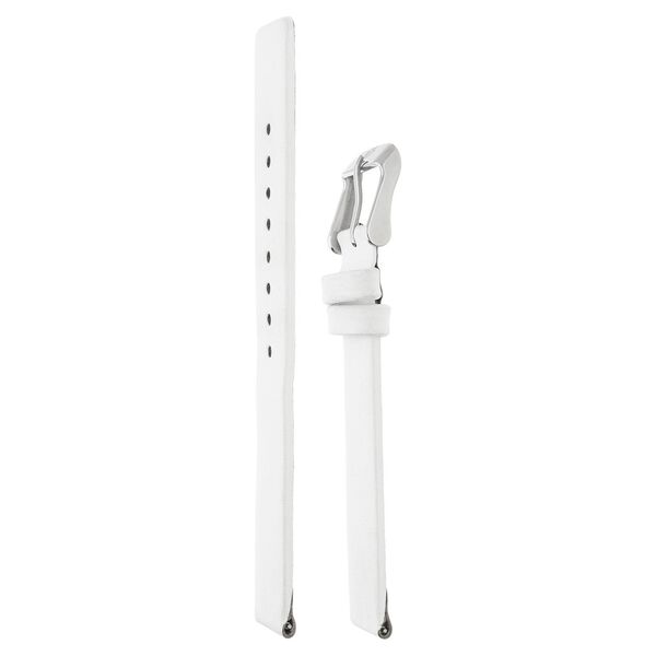 14 mm White Genuine Leather Strap for Women - image number 2