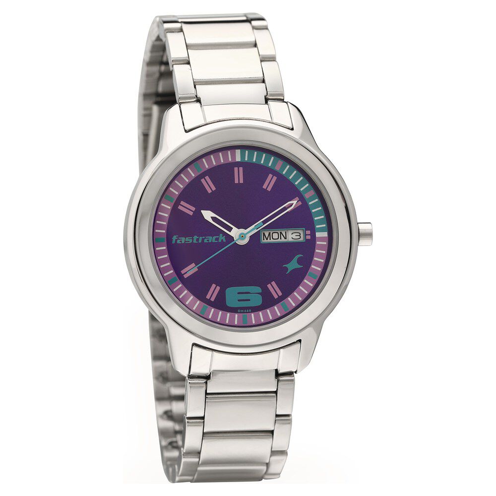 Fastrack purple watch sales