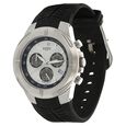 Xylys Swiss Chronograph Black Plastic Strap and Silver Dial Watch For Men - image number 1