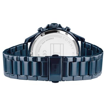 Tommy Hilfiger Quartz Multifunction Blue Dial Stainless Steel Strap Watch for Men