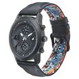 Fastrack Go Skate Quartz Multifunction Black Dial Leather Strap Watch for Guys - image number 2