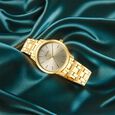 Titan Karishma Quartz Analog Champagne Dial Golden Stainless Steel Strap Watch For Men - image number 0