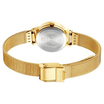 Sonata Essentials White Dial Women Watch With Stainless Steel Strap