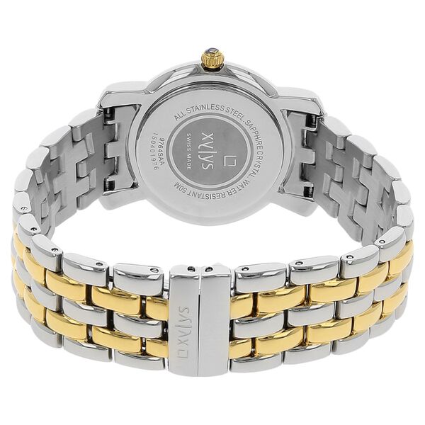 Xylys Swiss Analog Multicoloured Metal Strap and Mother of Pearl Dial Watch For Women - image number 3